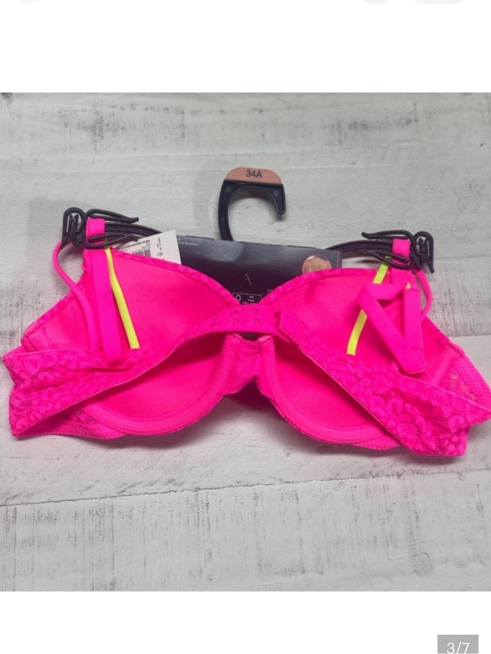 Set of 3 Women’s Lace Push Up Bra from No Boundaries - Picture 3 of 7